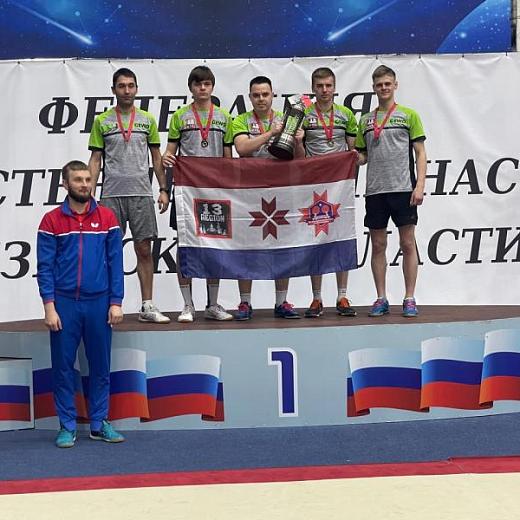 Команда из Мордовии - чемпион высшей лиги «В» чемпионата ФНТР по настольному теннису 