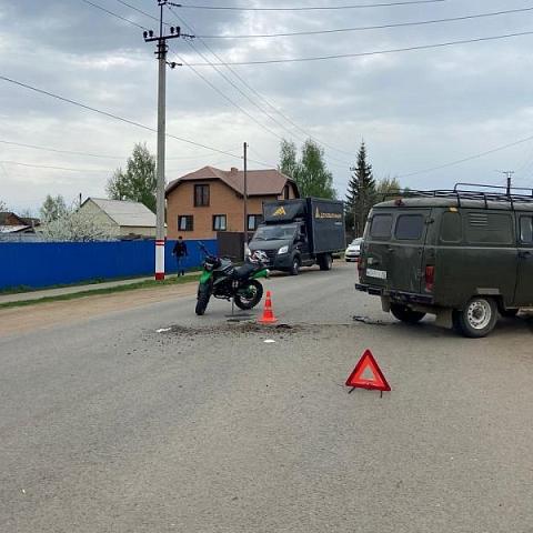 Несовершеннолетний мотоциклист пострадал в ДТП в Мордовии