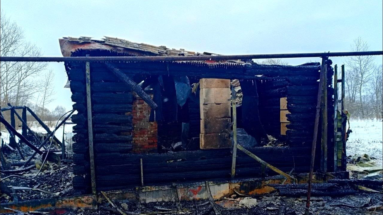 У жительницы Мордовии сгорел дом