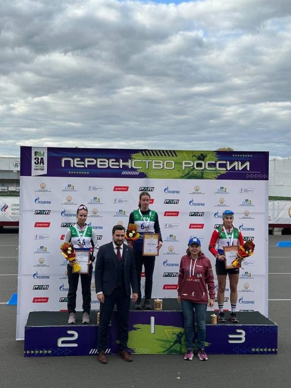 Екатерина Галимова – серебряный призер первенства России по биатлону