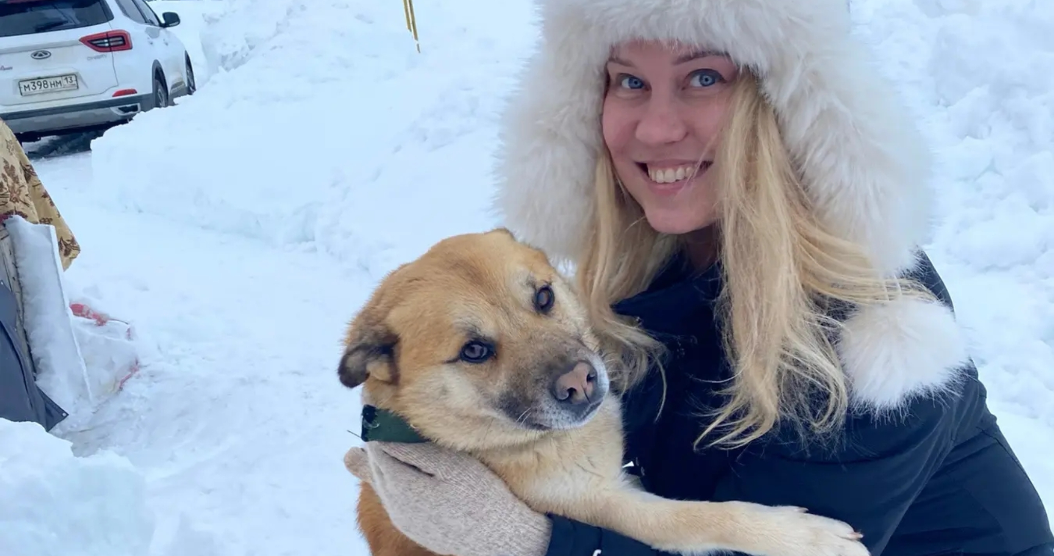 Пристав в Мордовии спасла огромного пса по кличке Граф 