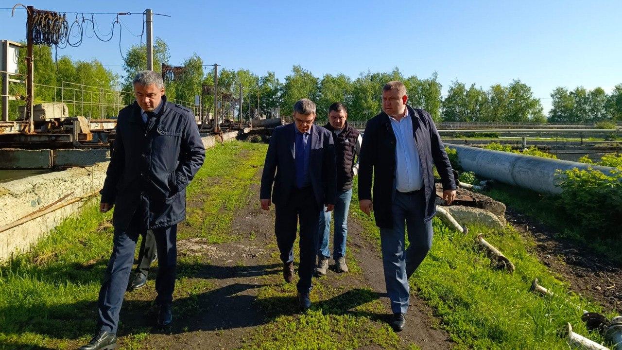 Мэр Саранска лично проверил ход ремонта очистных сооружений Мэр Саранска лично проверил ход ремонта очистных сооружений