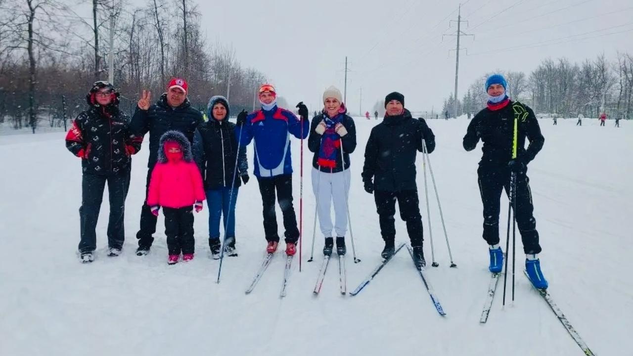 В Мордовии семьи участников СВО катались на лыжах