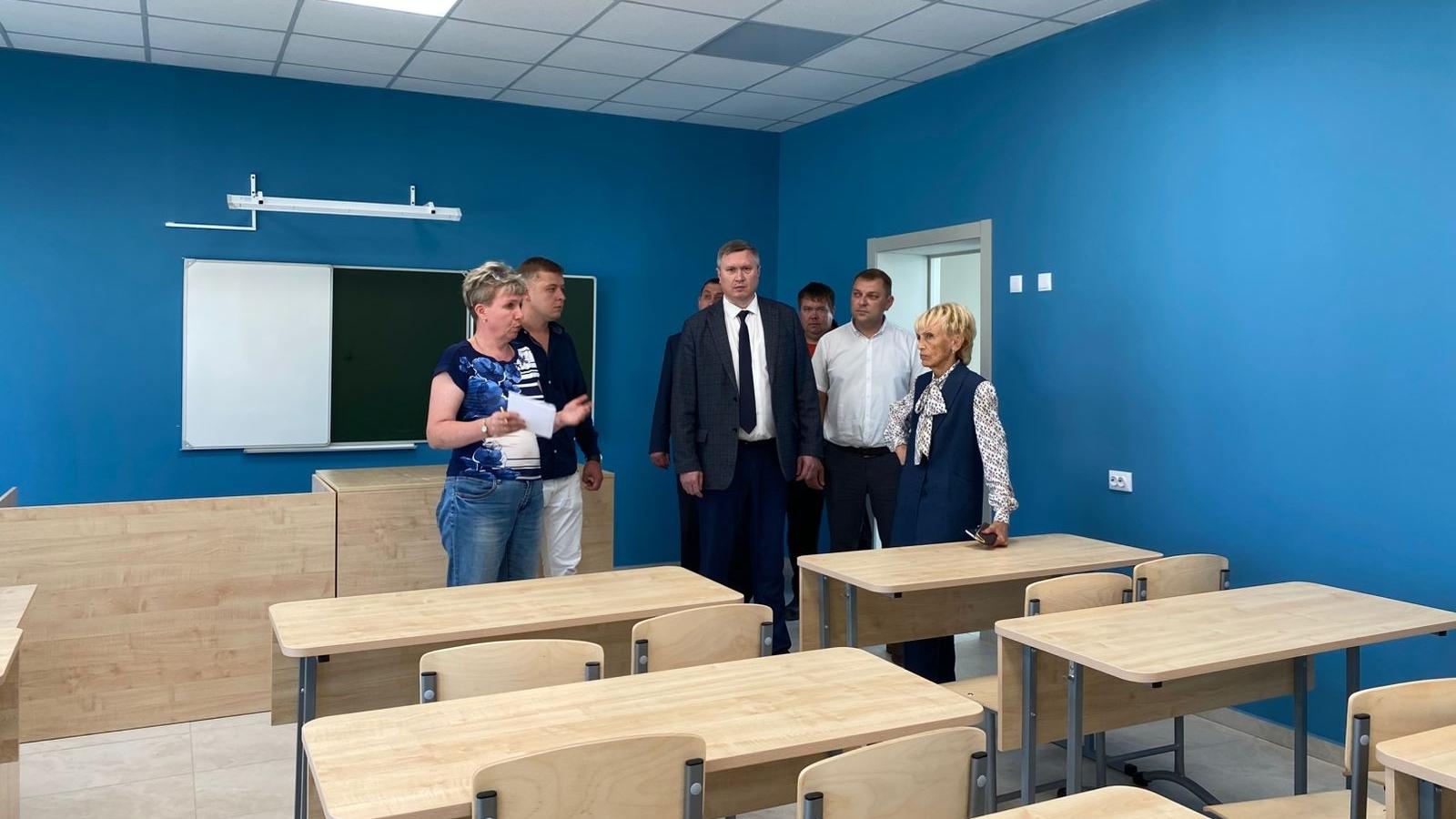 В Мордовии оценили ход капремонта Торбеевской школы