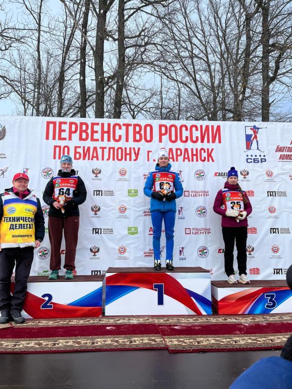 Мордовская биатлонистка завоевала бронзу первенства России 