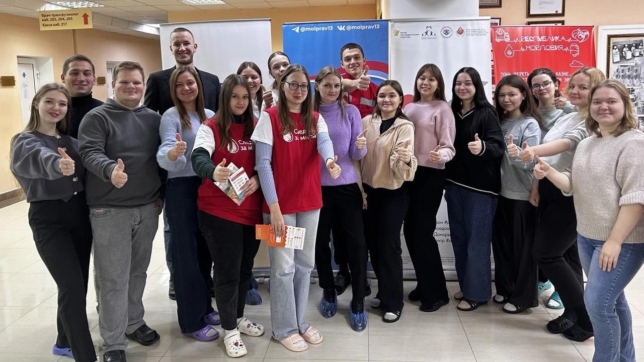 «Доноры Победы»: Молодежное правительство Республики Мордовия подвело итоги благотворительной акции