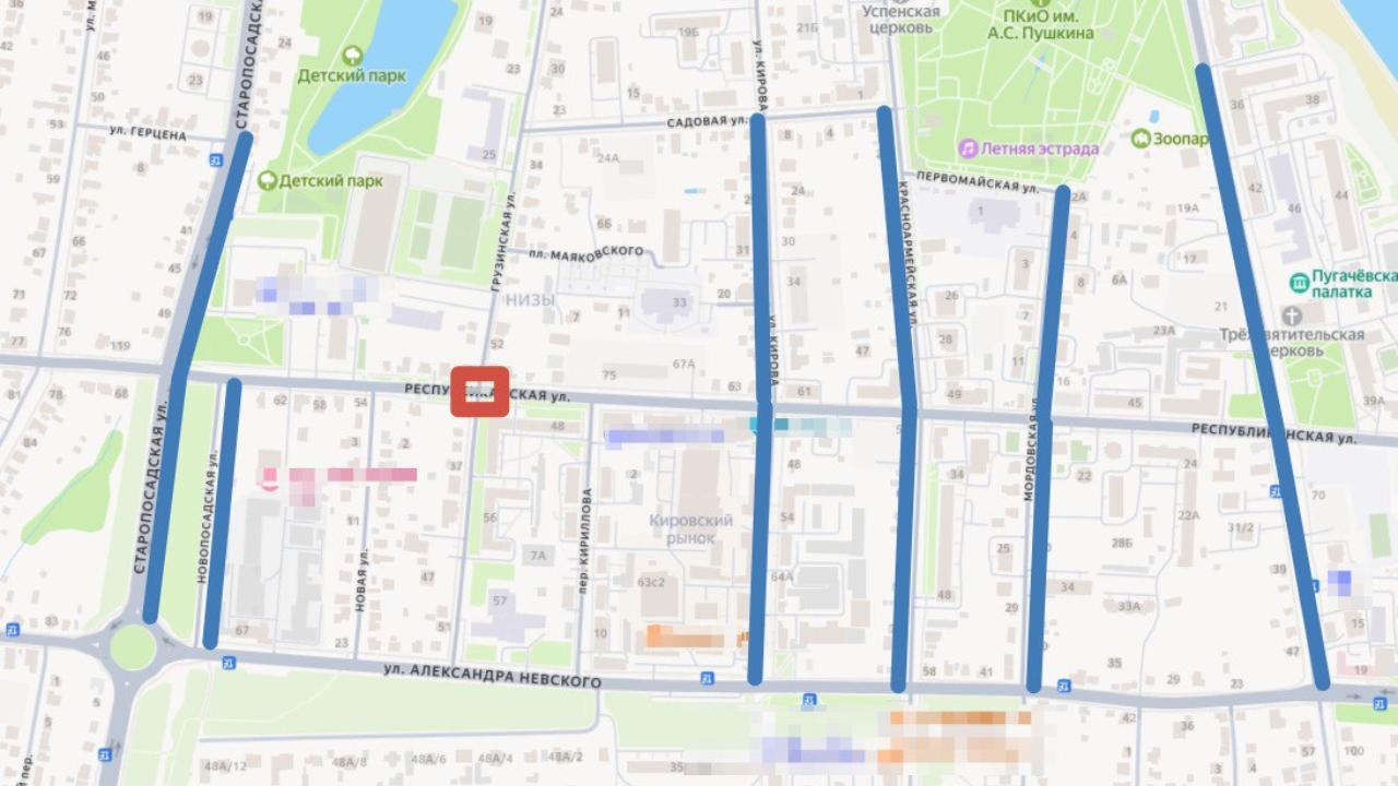 В Саранске на две недели перекроют перекрёсток Республиканской и Грузинской В Саранске на две недели перекроют перекрёсток Республиканской и Грузинской