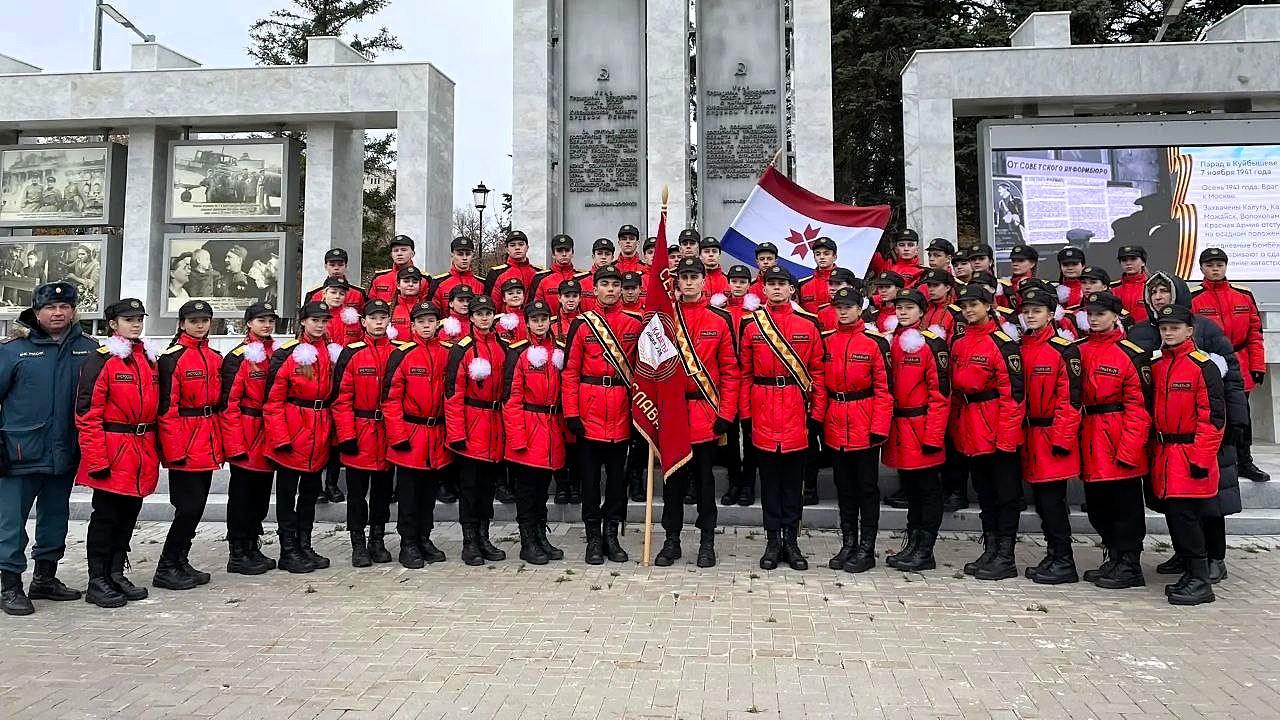 Кадеты Саранска приняли участие в Параде Памяти в Самаре