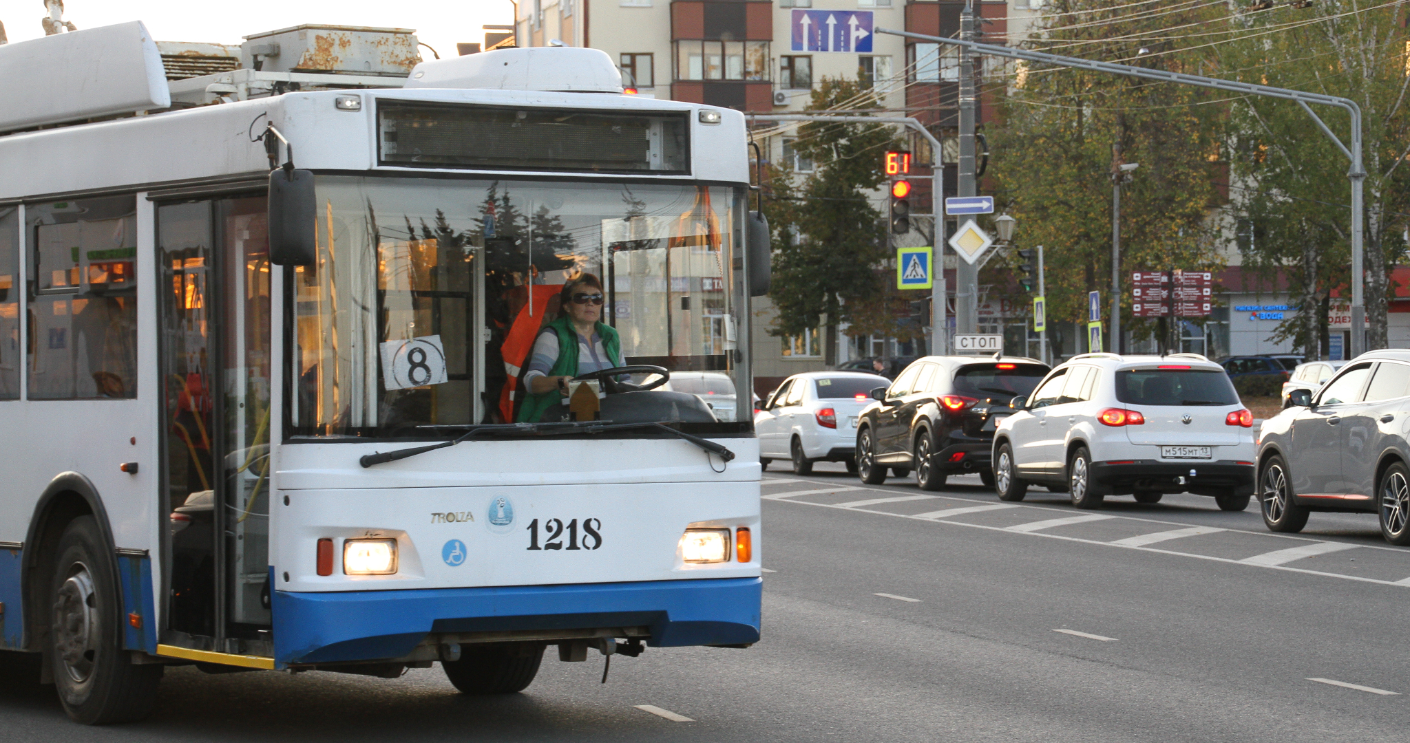 Саранский троллейбус празднует 60-летие 