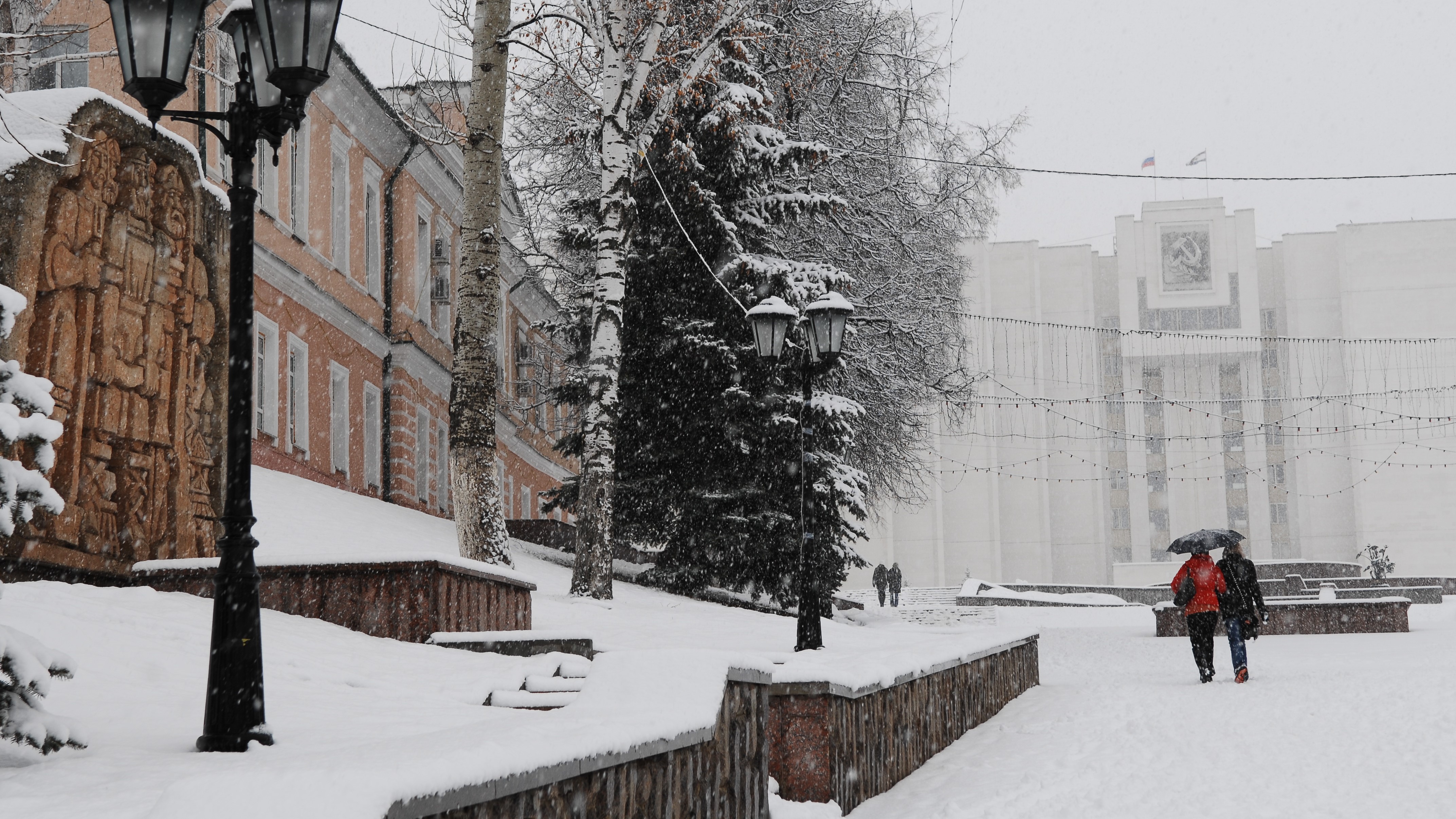В Мордовию настоящая зима пришла ненадолго