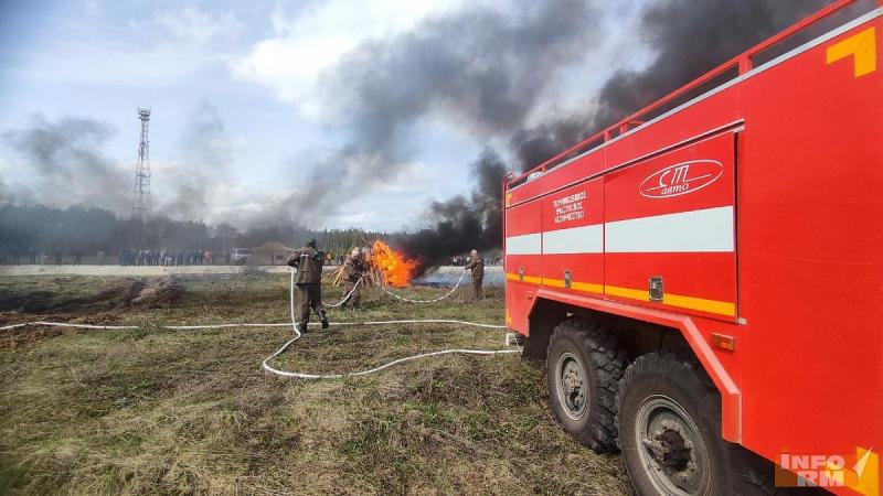 Условный лесной пожар ликвидировали в Мордовии