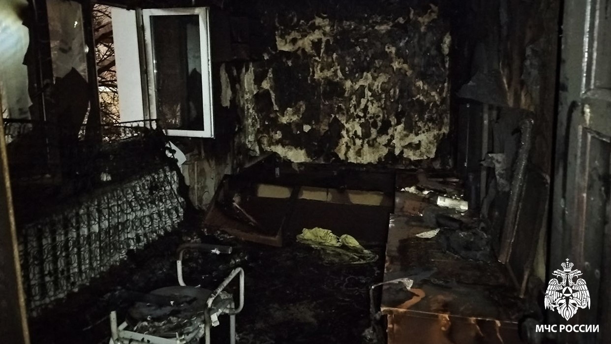 В Саранске в огне погиб пенсионер