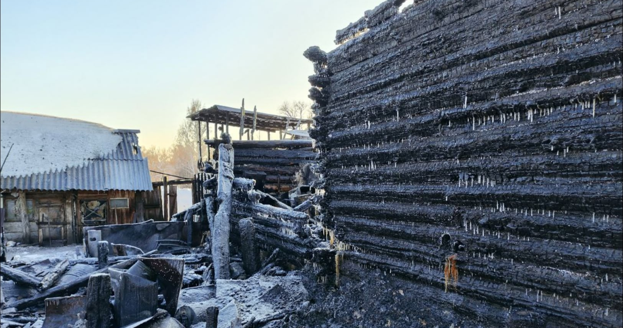 Несколько человек в Мордовии едва не погибли на пожаре 