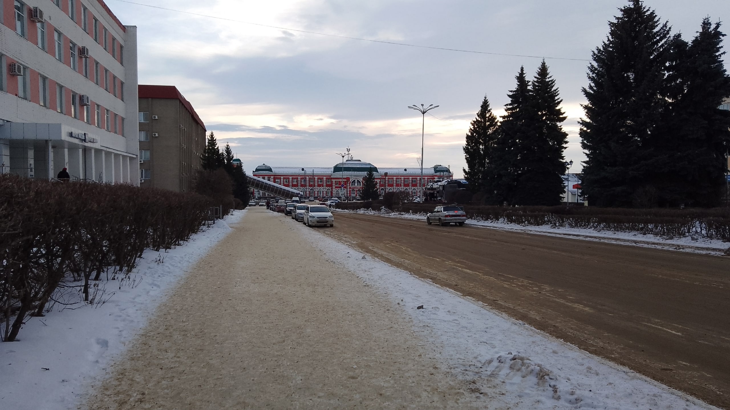 В Рузаевке закрыта Привокзальная площадь