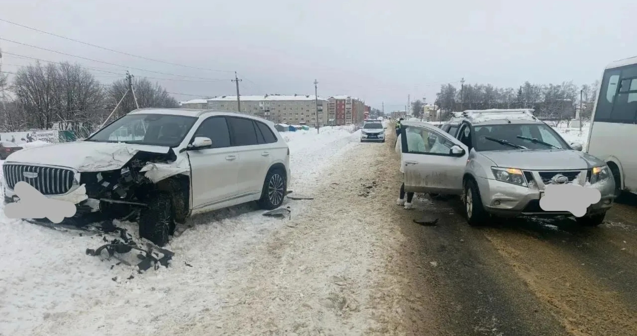 При столкновении кроссоверов в Мордовии пострадал один человек 