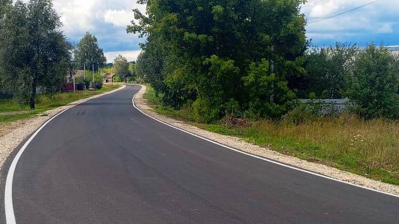 В Кочкуровском районе отремонтировали дорогу