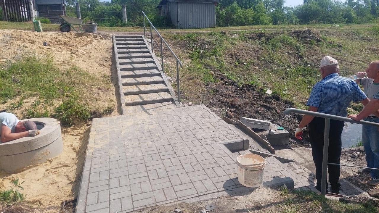 В деревне Люля облагородили родник В деревне Люля облагородили родник