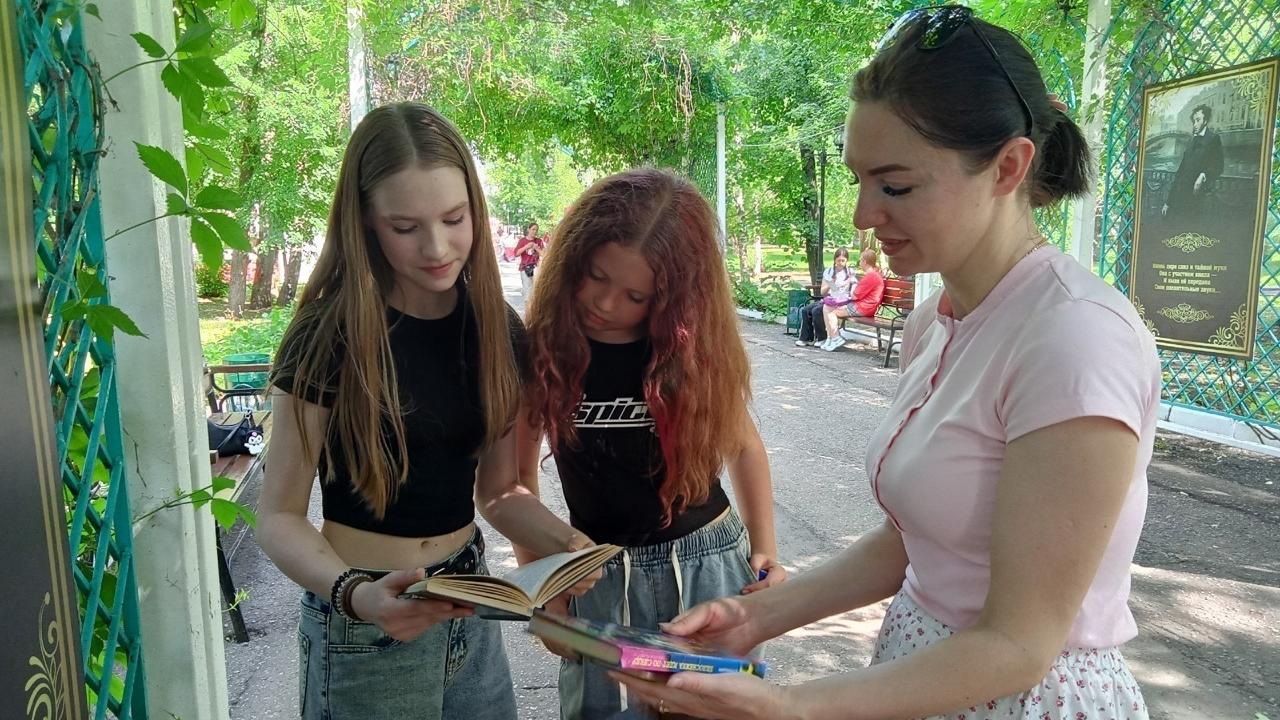 «Библиотечный бульвар» появился в парке им. А. С. Пушкина «Библиотечный бульвар» появился в парке им. А. С. Пушкина