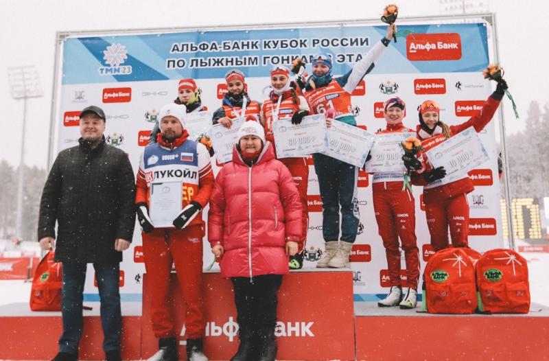 Анастасия Кулешова – призер второго этапа Кубка России по лыжным гонкам 