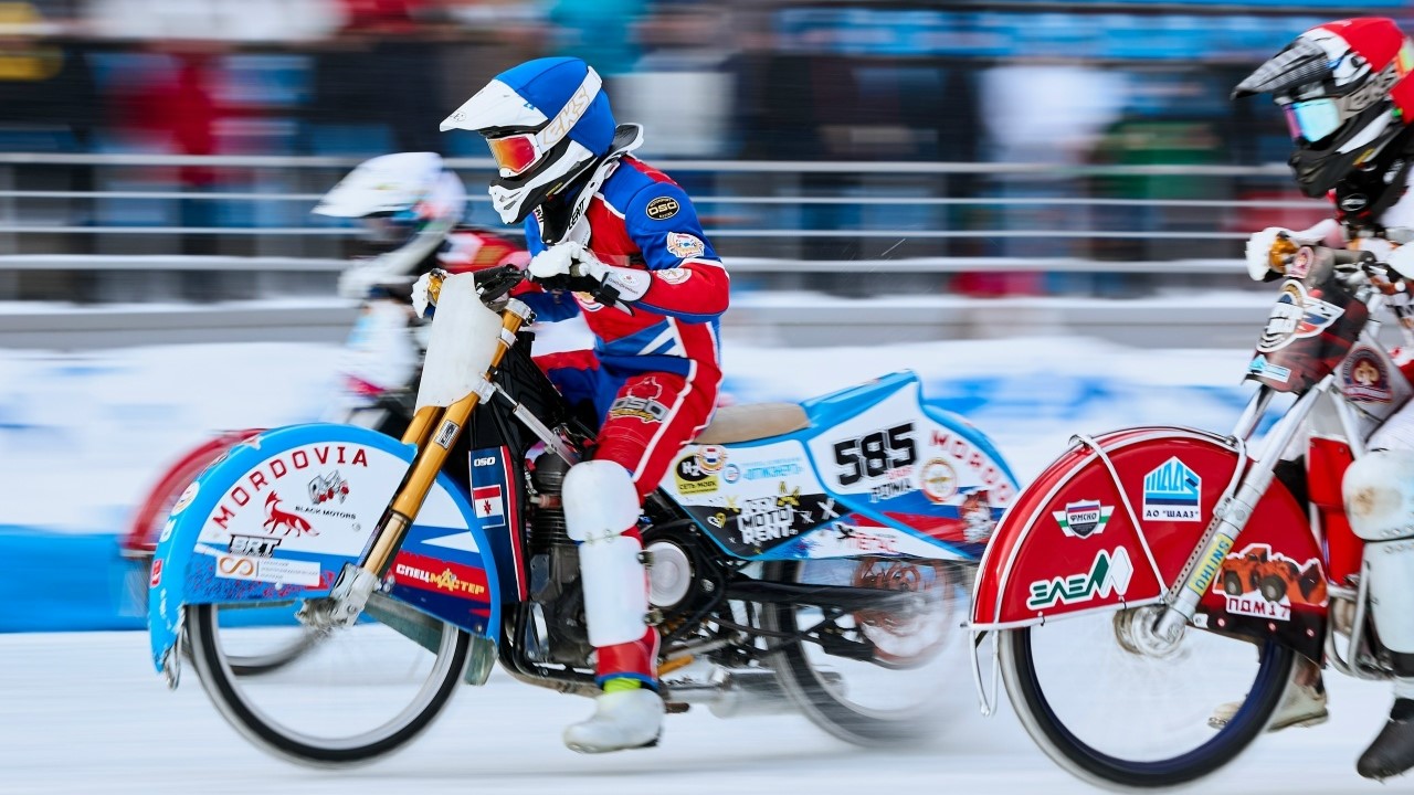 Спортсмен из Мордовии взял бронзу Кубка Федерации мотоциклетного спорта России по гонкам на льду