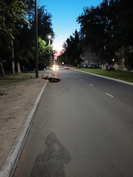 В Мордовии «Мазда» подрезала мотоцикл: байкер жив