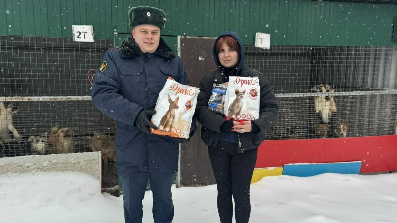 Сотрудники УФСИН Мордовии посетили приюты для животных