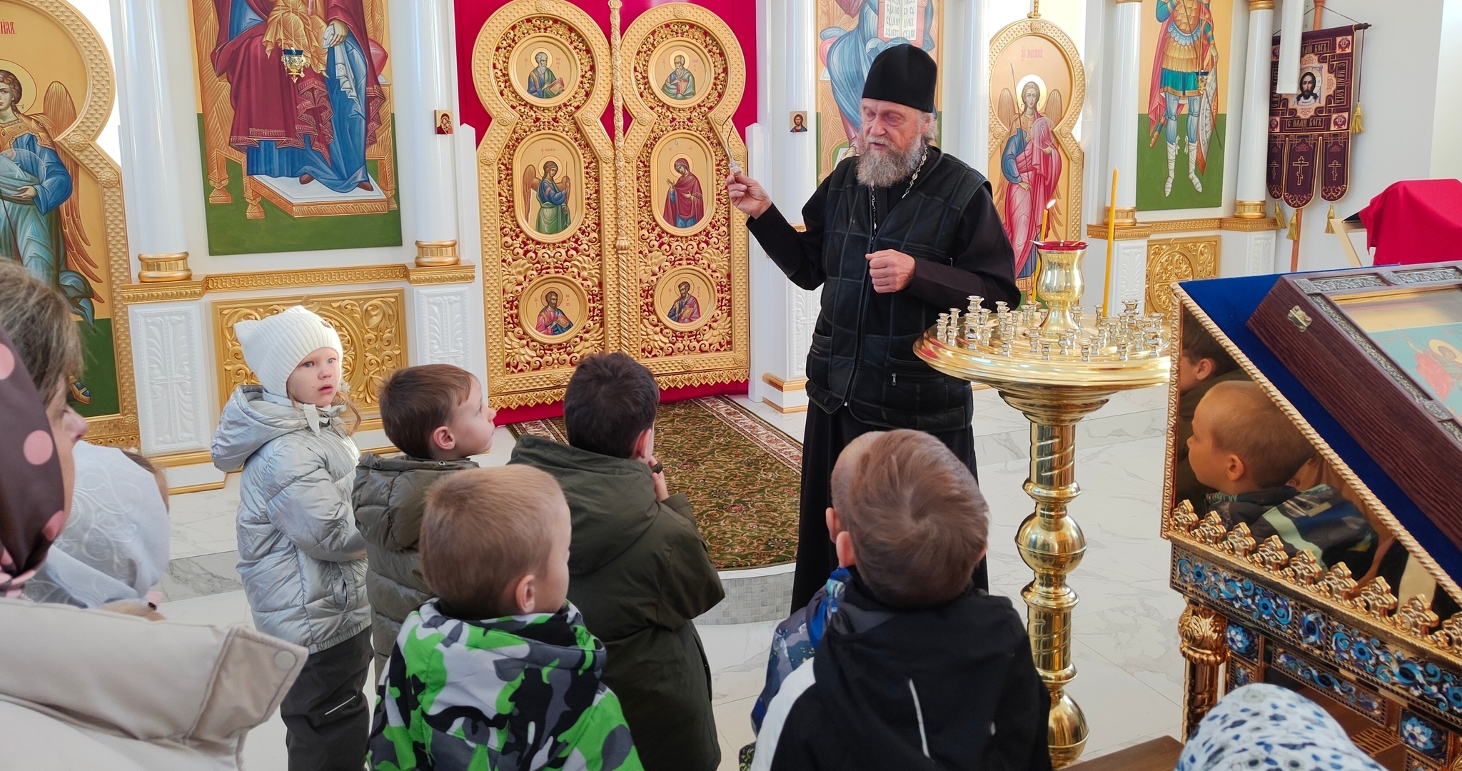 Новый храм Георгия Победоносца в Мордовии посетили «Почемучки» 