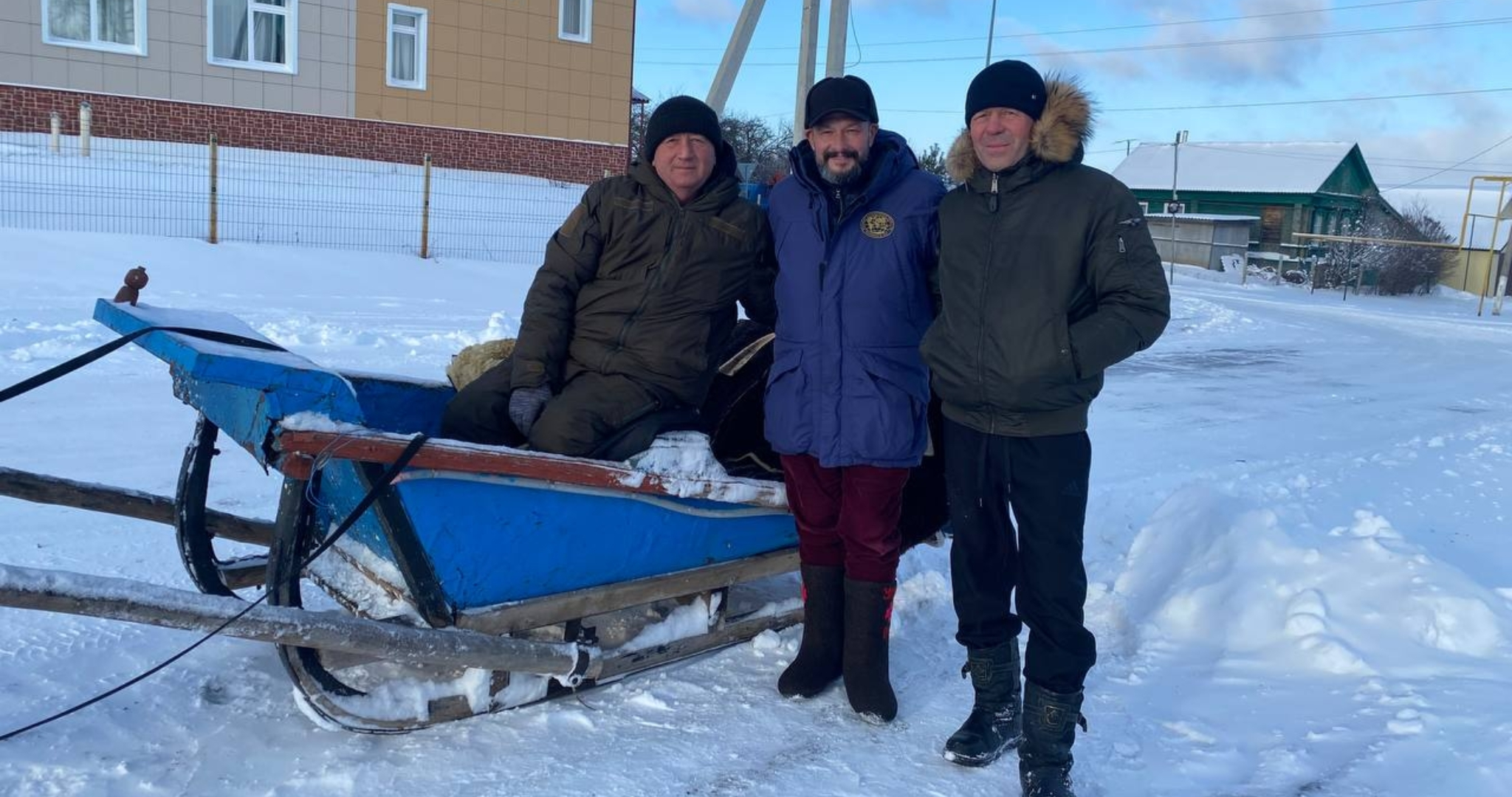 Известного журналиста в атмосферу мордовского села погружали с помощью валенок и саней 