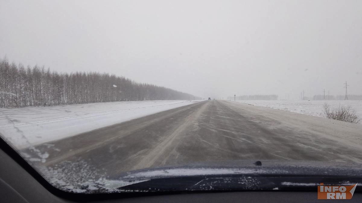 В Мордовии – гололедица и сильный ветер