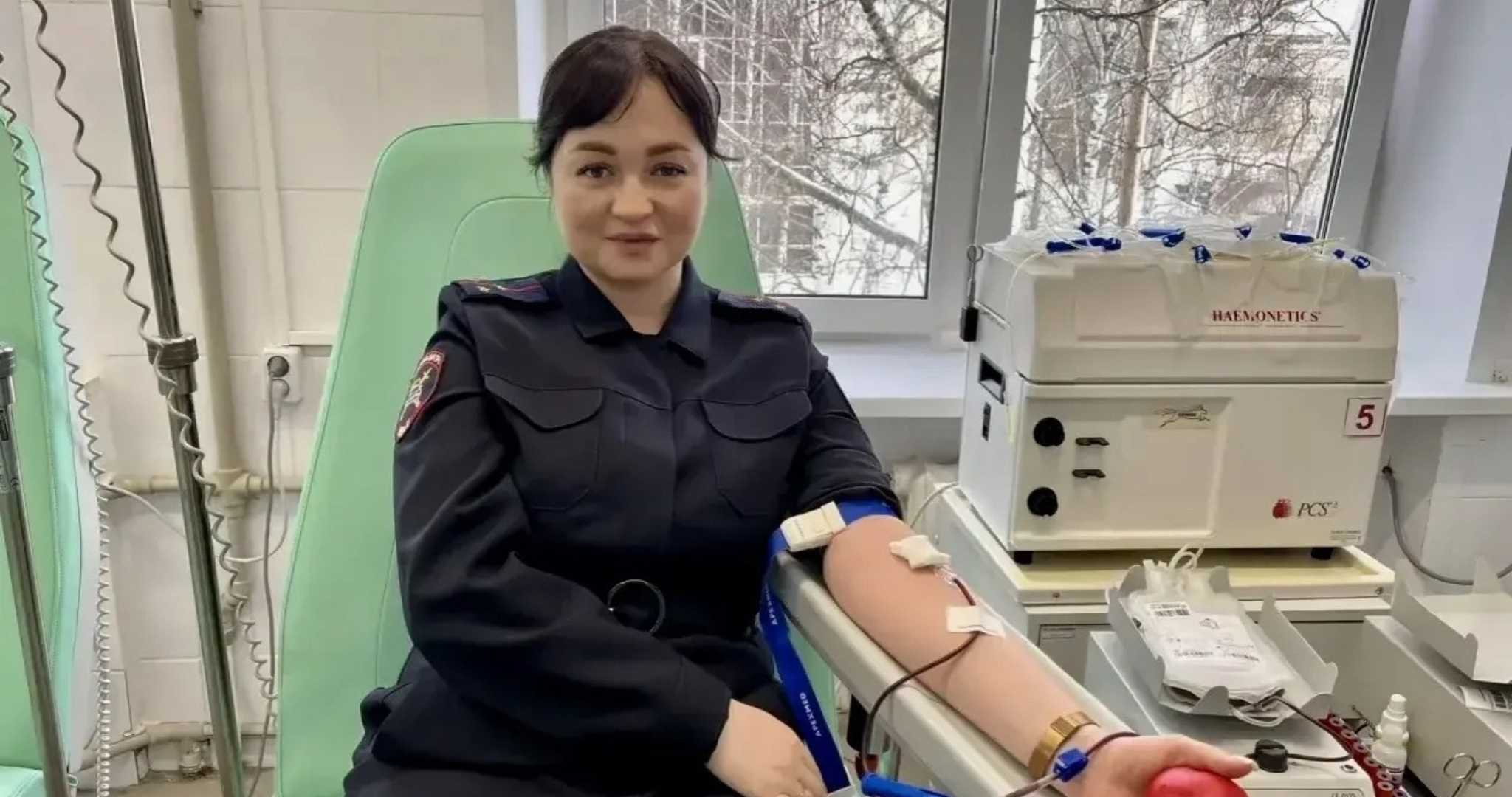 Госавтоинспекторы в Мордовии сдали кровь для пострадавших в ДТП 