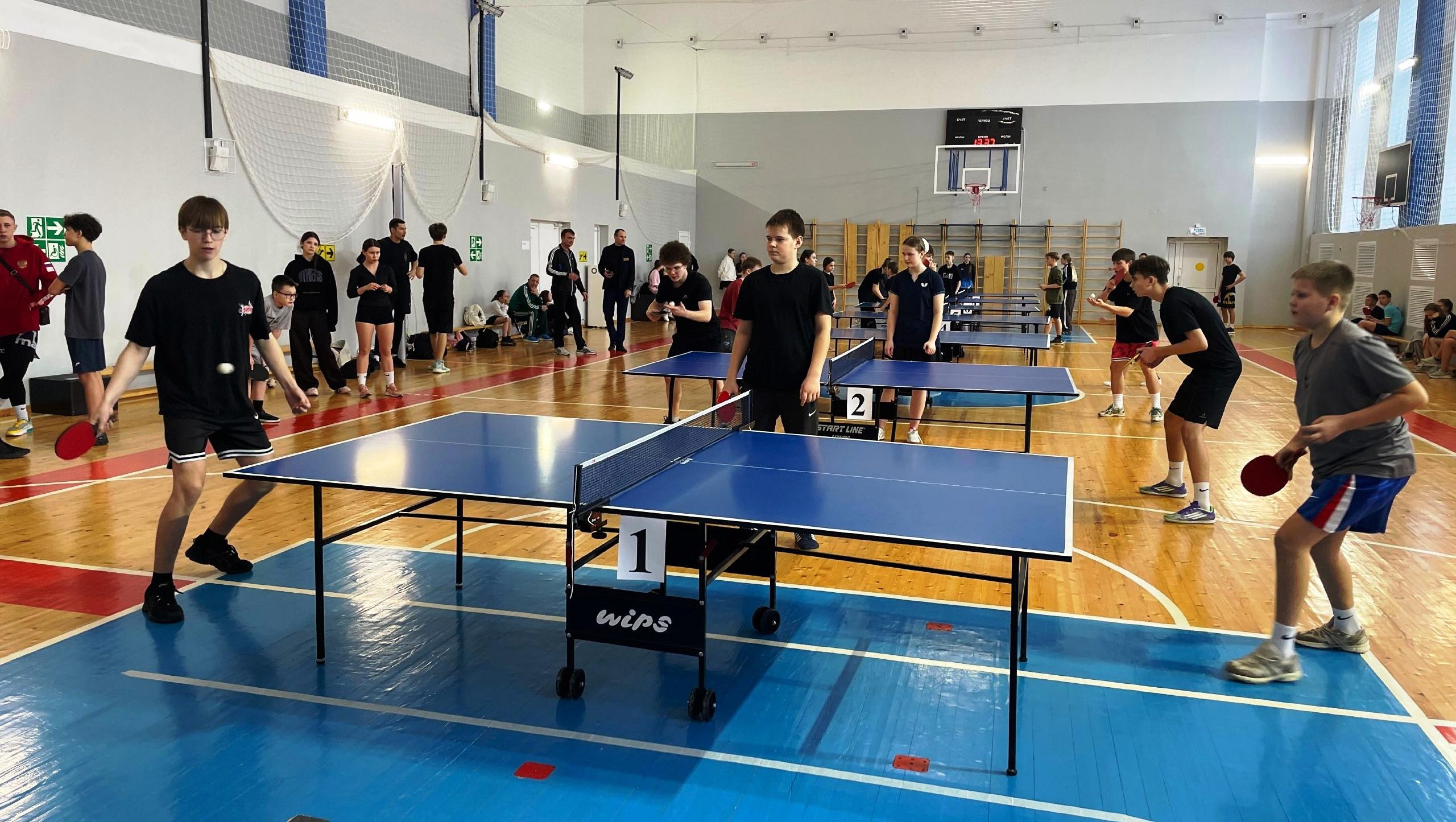 В Саранске прошли соревнования по настольному теннису