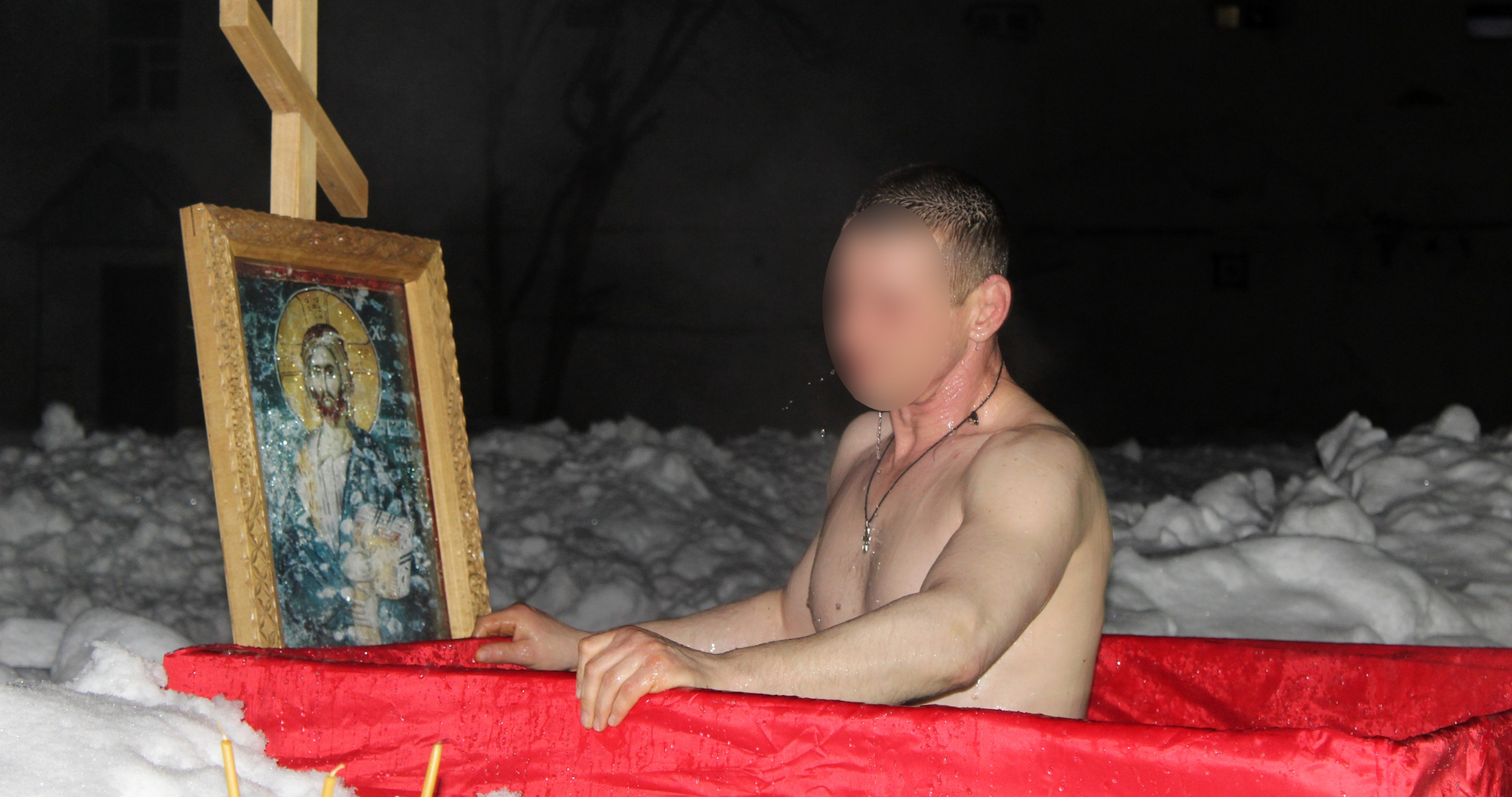 Осуждённые в Мордовии тоже поучаствовали в крещенских купаниях 