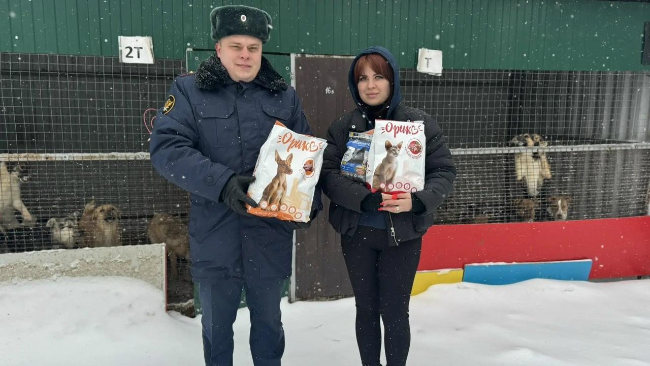 Сотрудники УФСИН Мордовии посетили приюты для животных