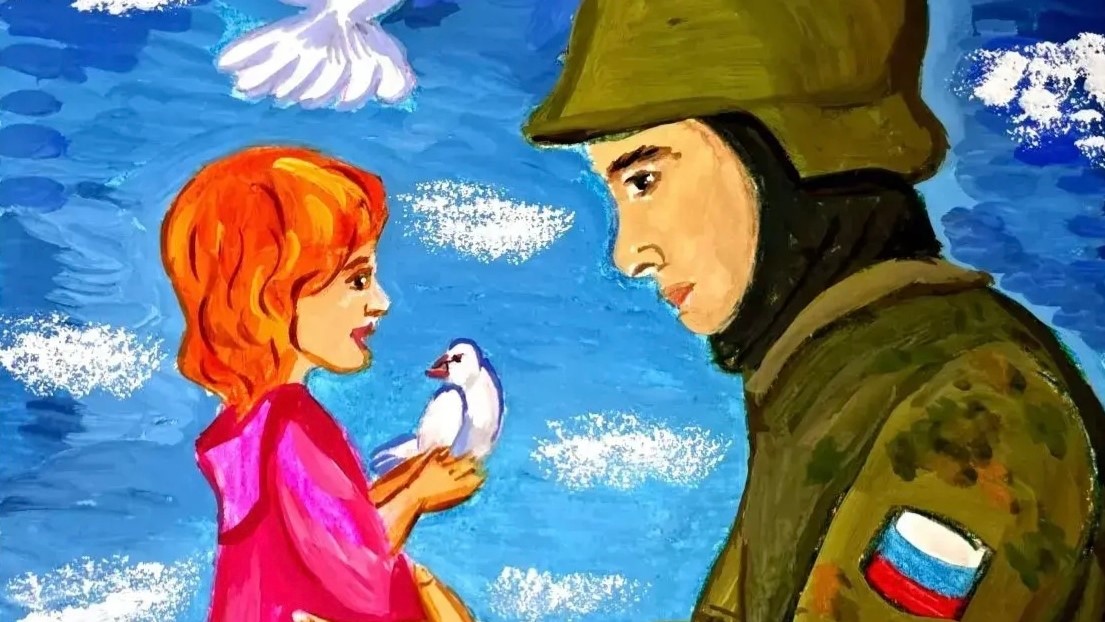 Рисунки детей защитников Отечества разместят на баннерах Саранска