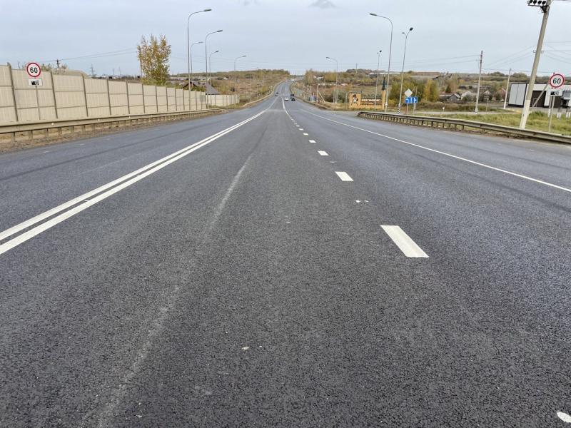 На федеральной трассе в Мордовии отремонтировали 15 км дорожного покрытия