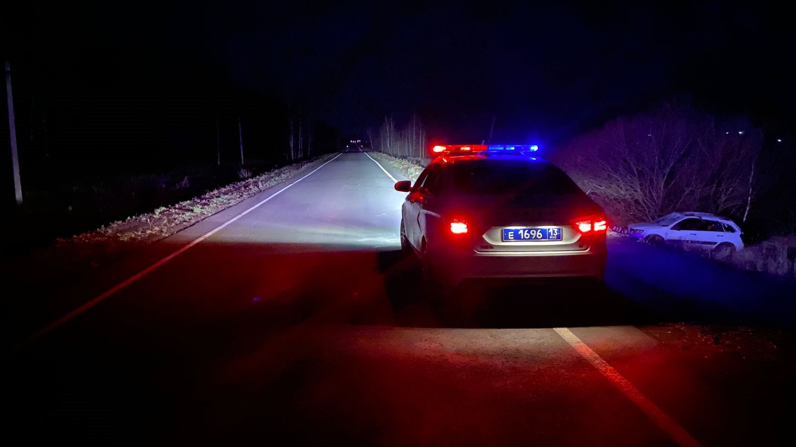 В Мордовии водитель без прав улетел в кювет