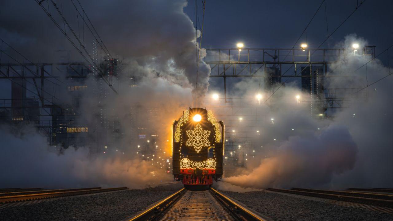 Поезд Деда Мороза посетит минимум 70 городов России 