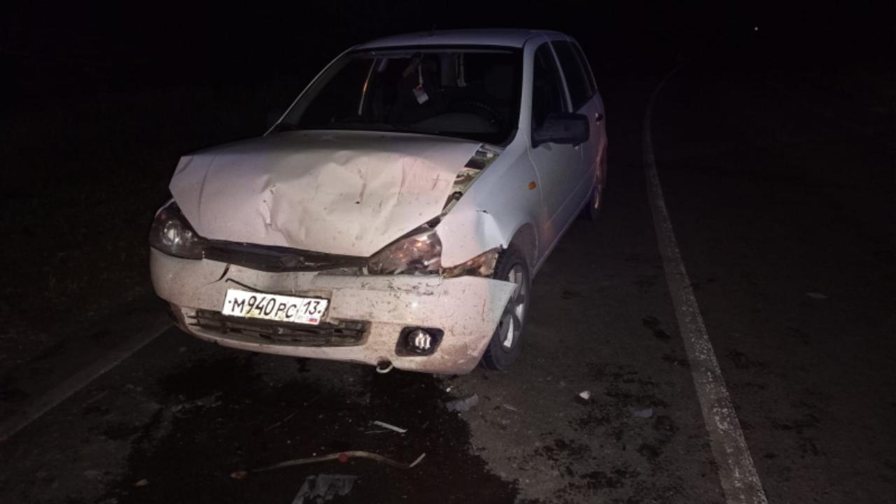 В Мордовии водитель «Рено» выехала на «встречку»: пострадала пассажирка