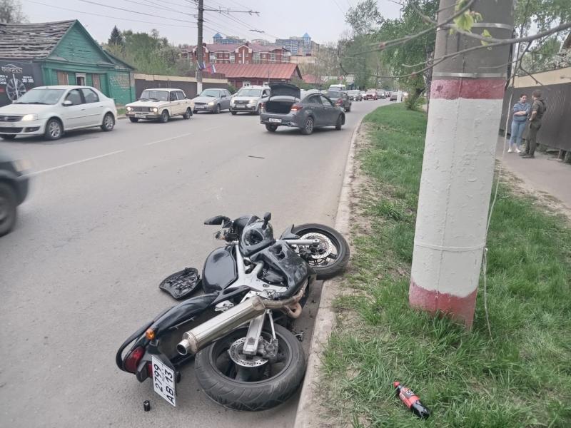 Водитель без прав сбил в Мордовии пару на мотоцикле