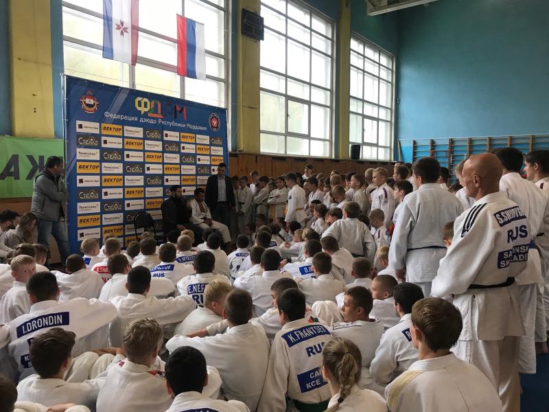 Мордовию посетили заслуженные мастера спорта по дзюдо