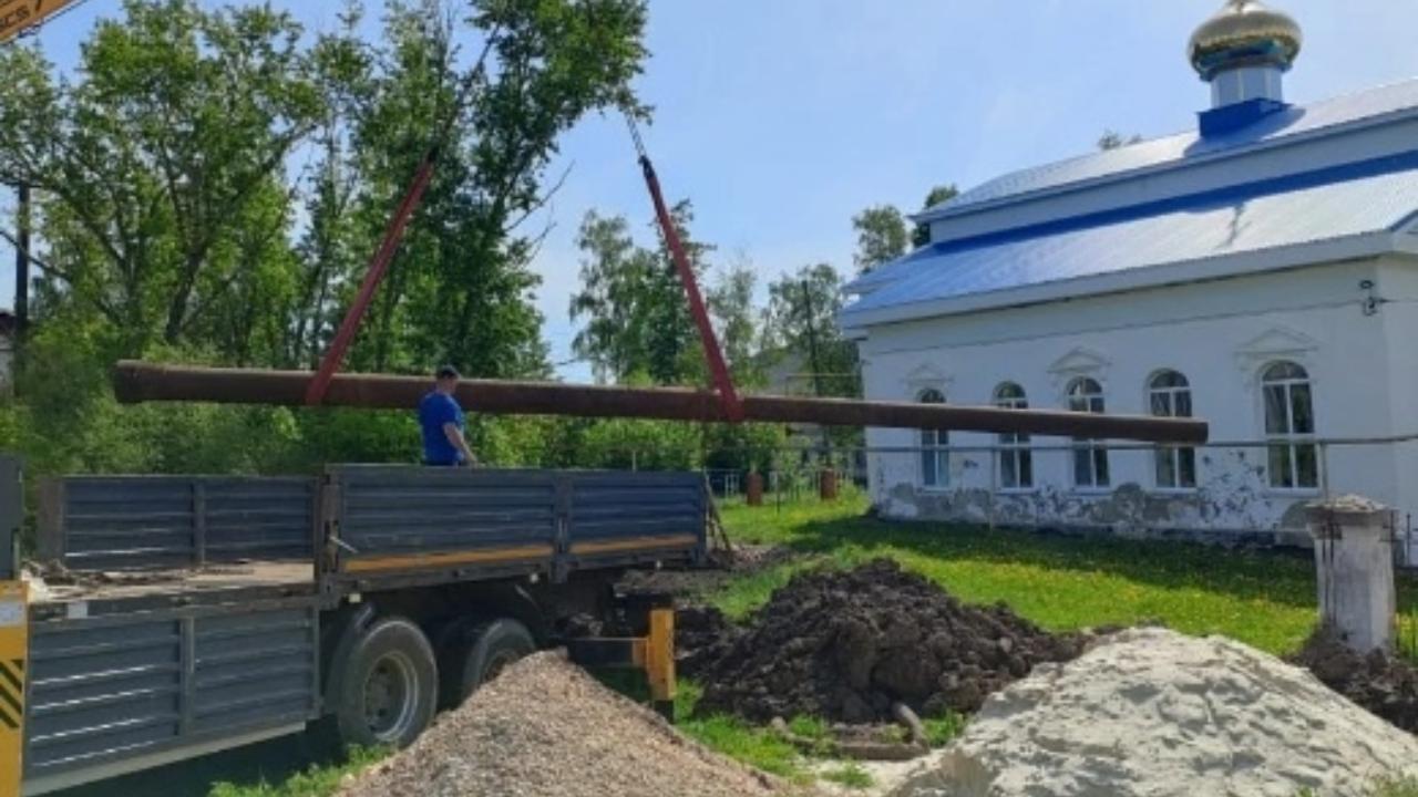 В Краснослободске отремонтировали водосток в храме Успения Божией Матери В Краснослободске отремонтировали водосток в храме Успения Божией Матери