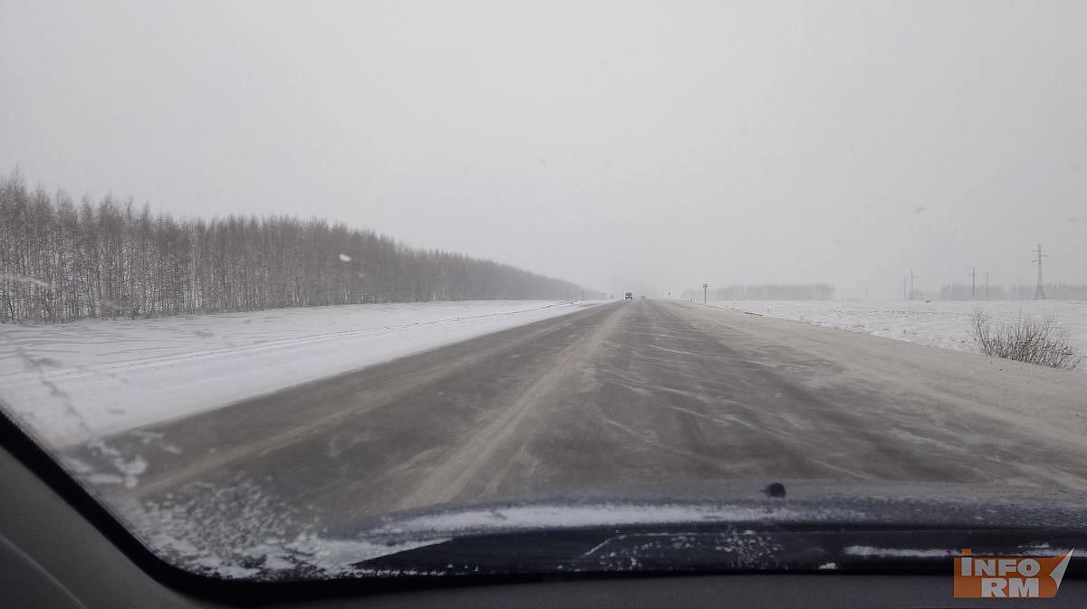 В Мордовии в последний день января – метель и гололедица