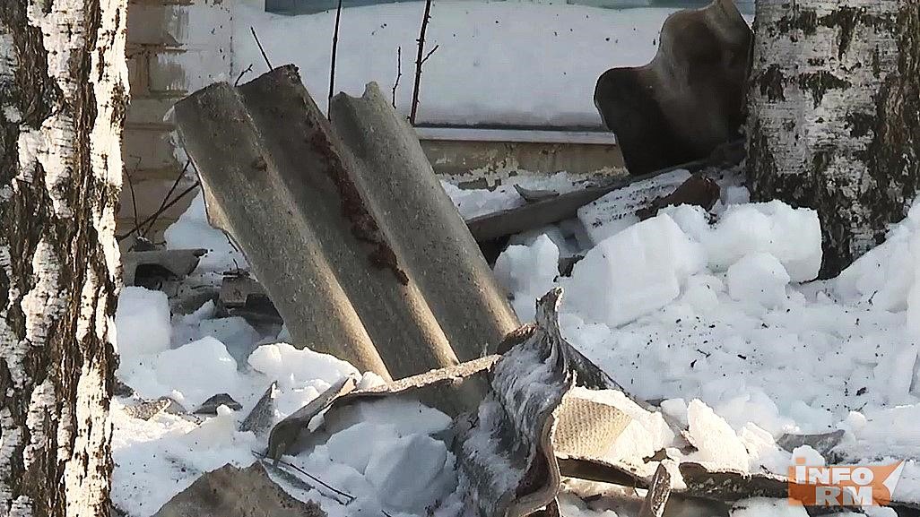 В Рузаевском районе из-за обрушения кровли многоквартирного дома введён режим ЧС