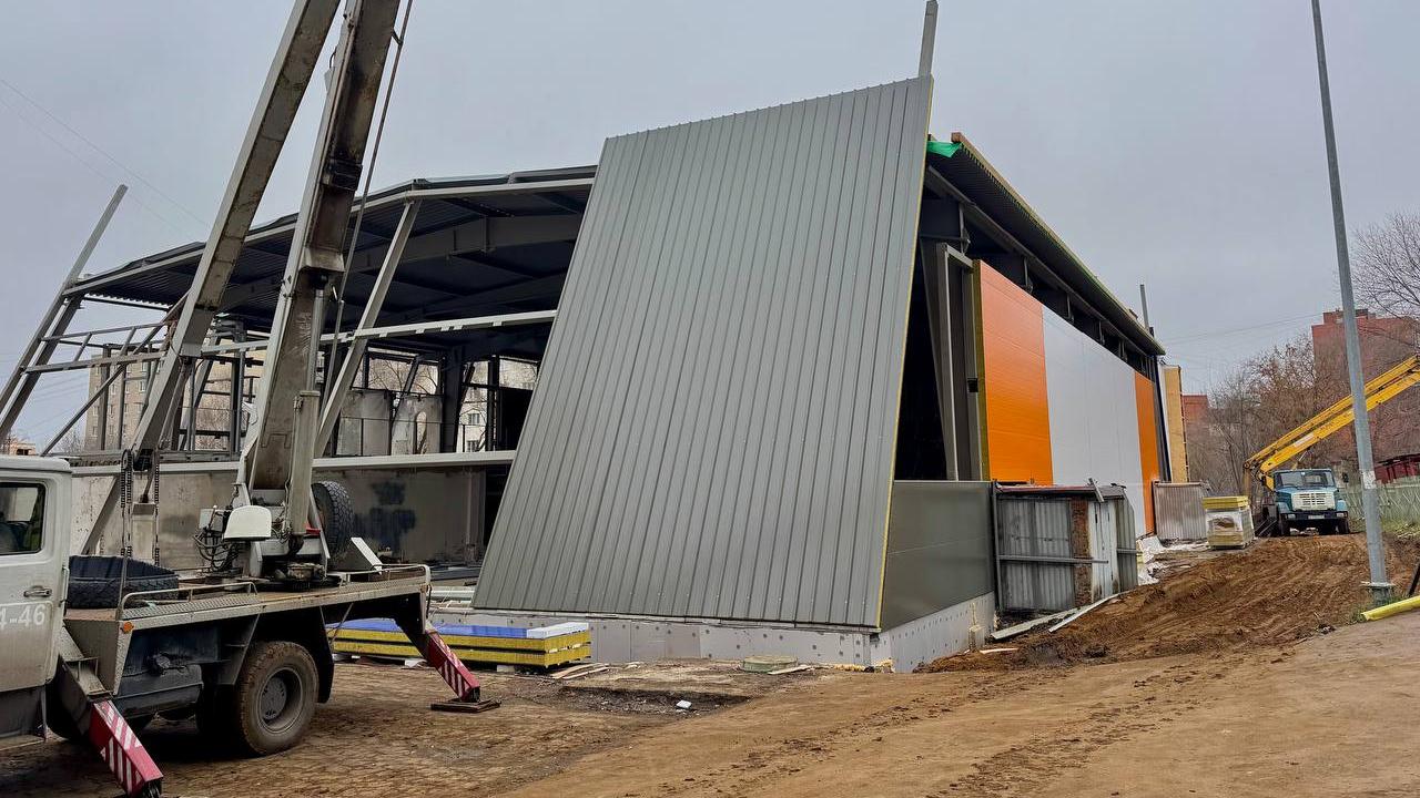 В Минспорте Мордовии рассказали о ходе капремонта ФОКа на улице Пушкина 