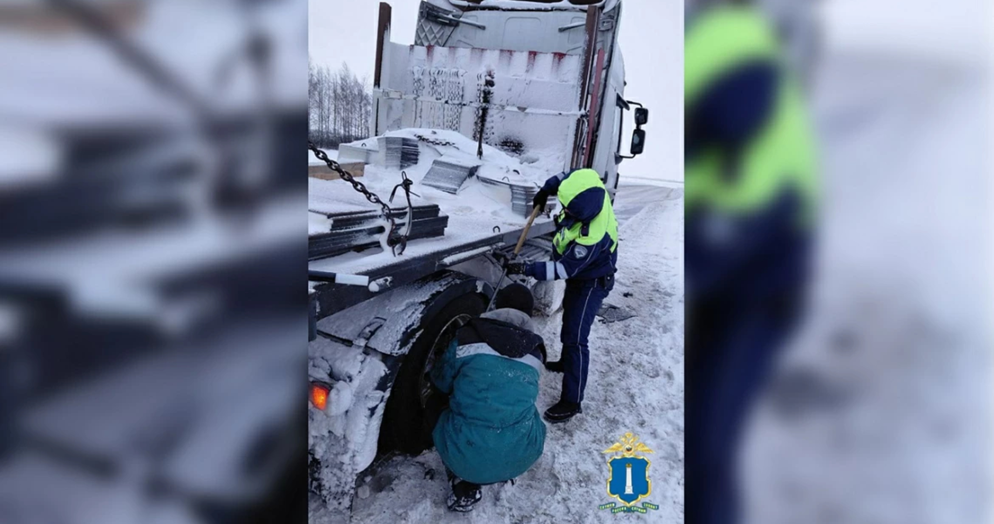 На дороге «Саранск - Сурское - Ульяновск» патрульные спасли дальнобойщика 