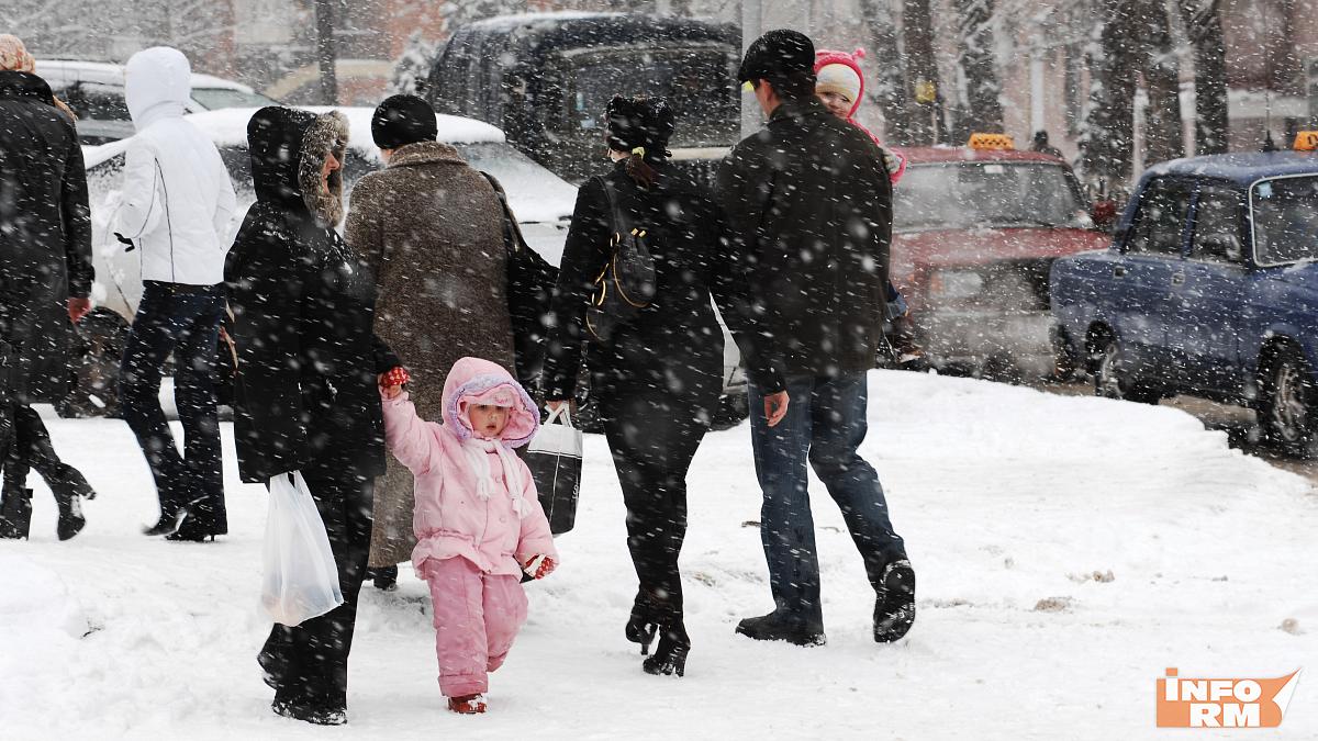 На Мордовию снова идёт сильный снегопад
