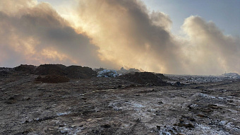 Горящим мусорным полигоном в Мордовии заинтересовался Росприроднадзор