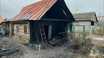 У жительницы Мордовии сгорела баня