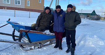 Известного журналиста в атмосферу мордовского села погружали с помощью валенок и саней 