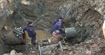 В Саранске почти устранили последствия аварии на улице Лодыгина 